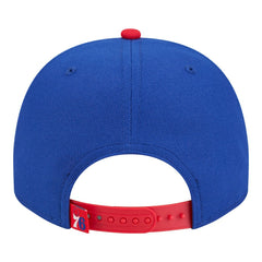 Philadelphia 76ers Injection Cartoon Logo A-Frame 9FIFTY Adjustable Hat Royal | New Era US
