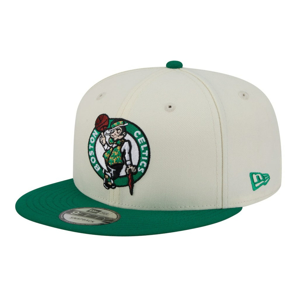 Boston Celtics Injection Localized 9FIFTY Snapback Hat White | New Era for sale