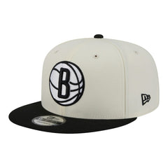 Brooklyn Nets Injection Localized 9FIFTY Snapback Hat White | New Era