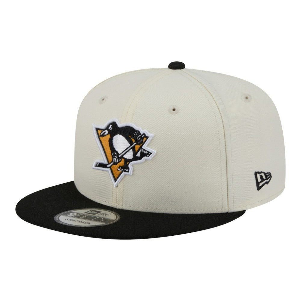 Pittsburgh Penguins New Era Injection Localized Two-Tone 9FIFTY Snapback Hat - White/Black - NHL 203293141