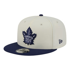Toronto Maple Leafs New Era Injection Localized Two-Tone 9FIFTY Snapback Hat - White/Navy - NHL 203293143