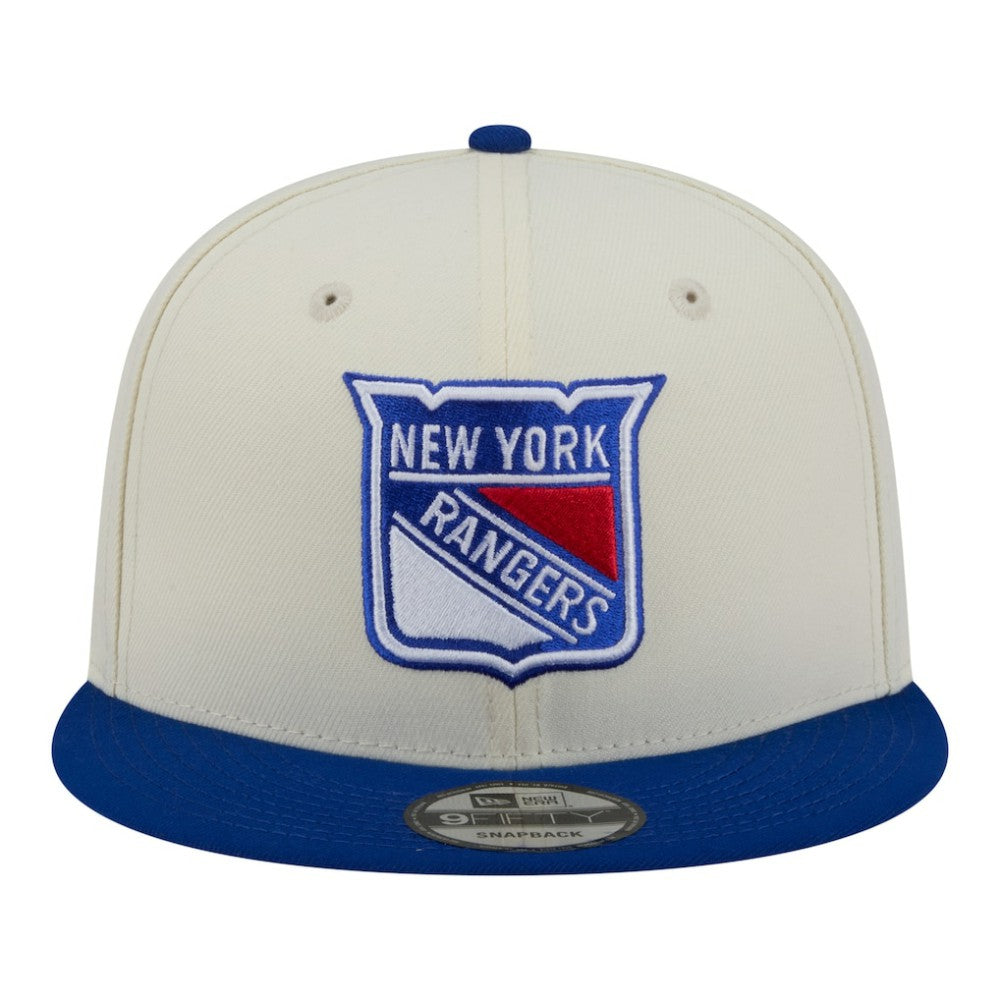 New York Rangers New Era Injection Localized Two-Tone 9FIFTY Snapback Hat - White/Blue - NHL 203293144