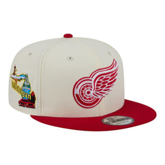 Detroit Red Wings New Era Injection Localized Two-Tone 9FIFTY Snapback Hat - White/Red - NHL 203293145
