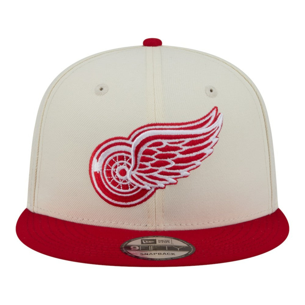 Detroit Red Wings New Era Injection Localized Two-Tone 9FIFTY Snapback Hat - White/Red - NHL 203293145
