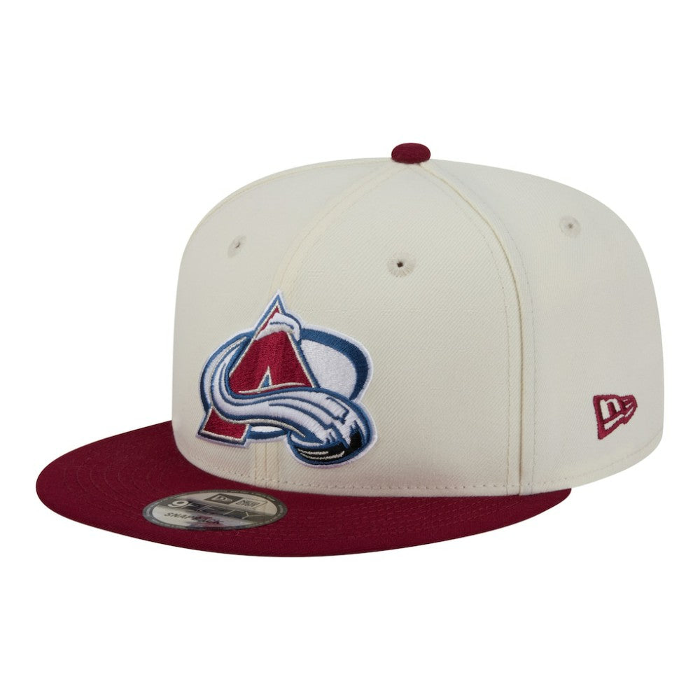 Colorado Avalanche New Era Injection Localized Two-Tone 9FIFTY Snapback Hat - White/Burgundy - NHL 203293146