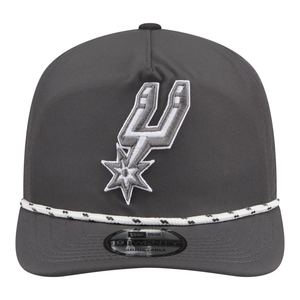 San Antonio Spurs Tonal Rope 19TWENTY Adjustable Hat Graphite | New Era US