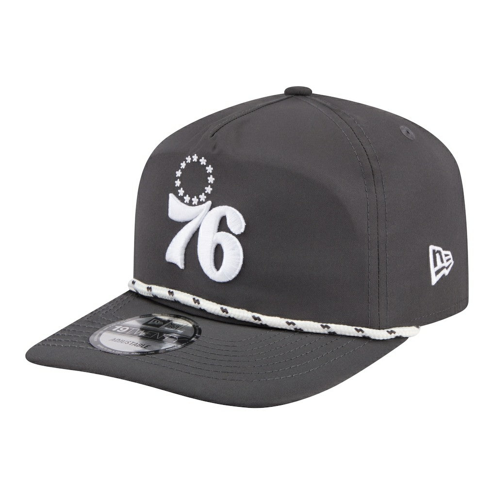 Philadelphia 76ers Tonal Rope 19TWENTY Adjustable Hat Graphite | New Era discount
