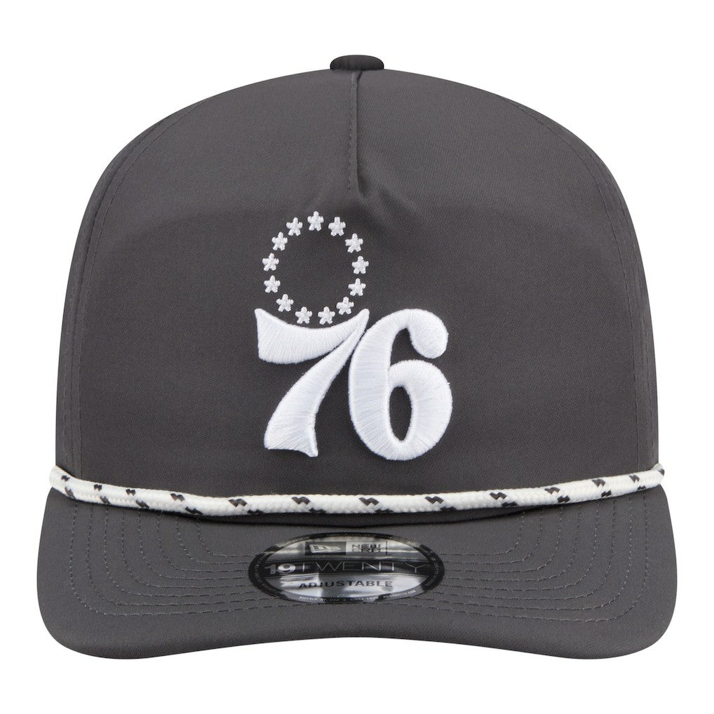 Philadelphia 76ers Tonal Rope 19TWENTY Adjustable Hat Graphite | New Era discount