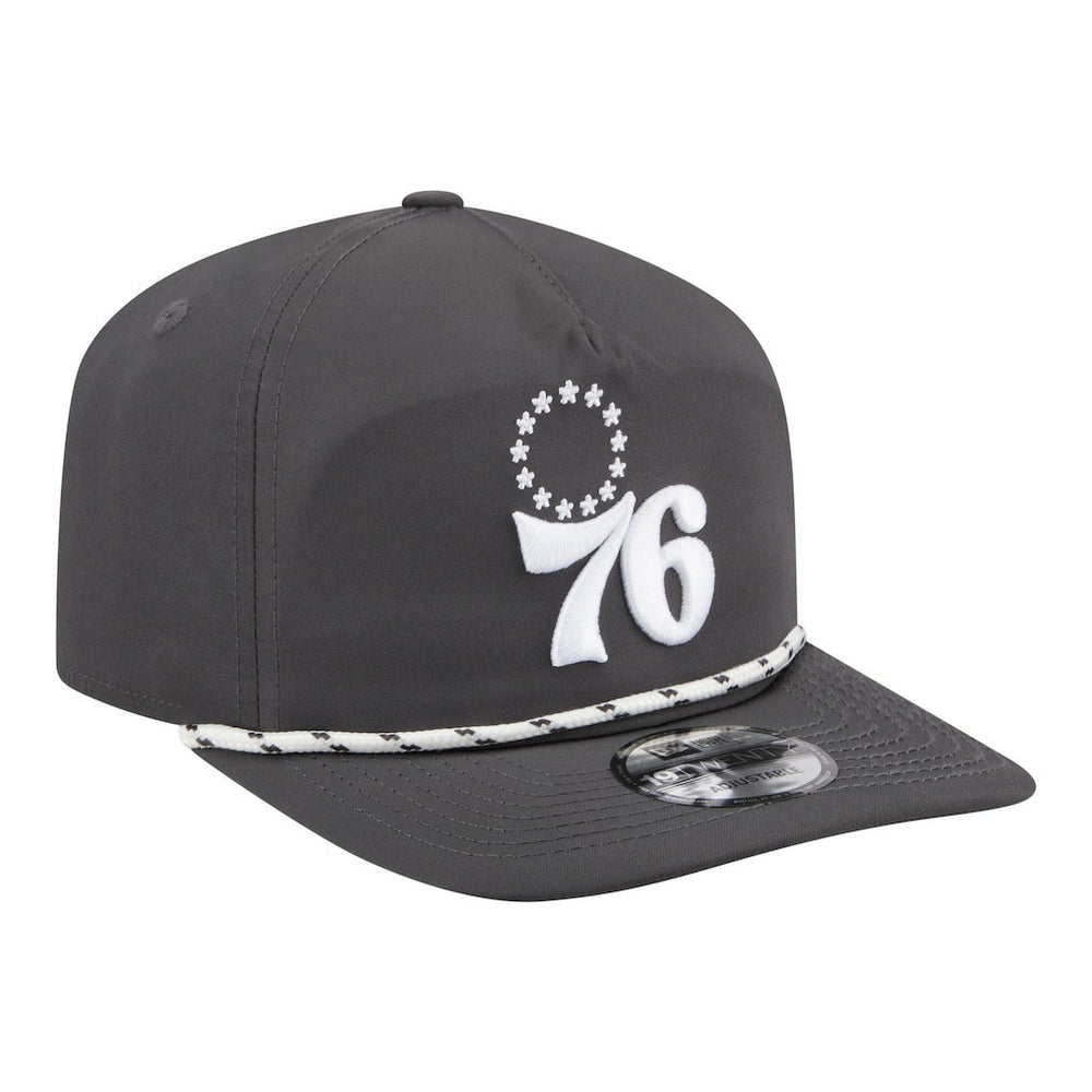 Philadelphia 76ers Tonal Rope 19TWENTY Adjustable Hat Graphite | New Era discount