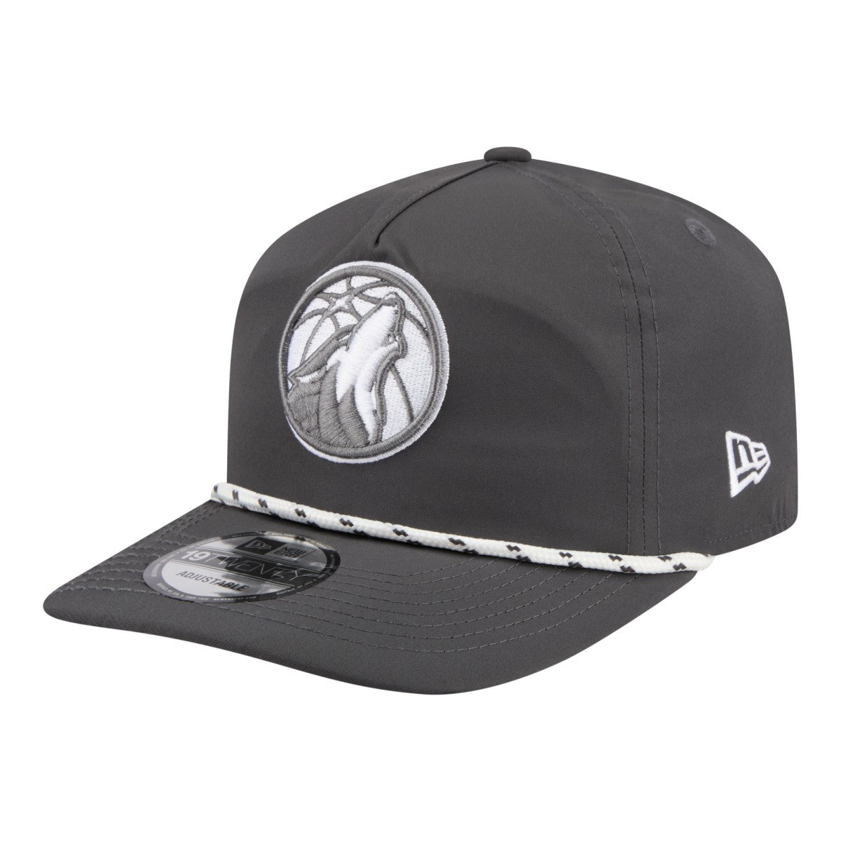 Minnesota Timberwolves Tonal Rope 19TWENTY Adjustable Hat Graphite | New Era US