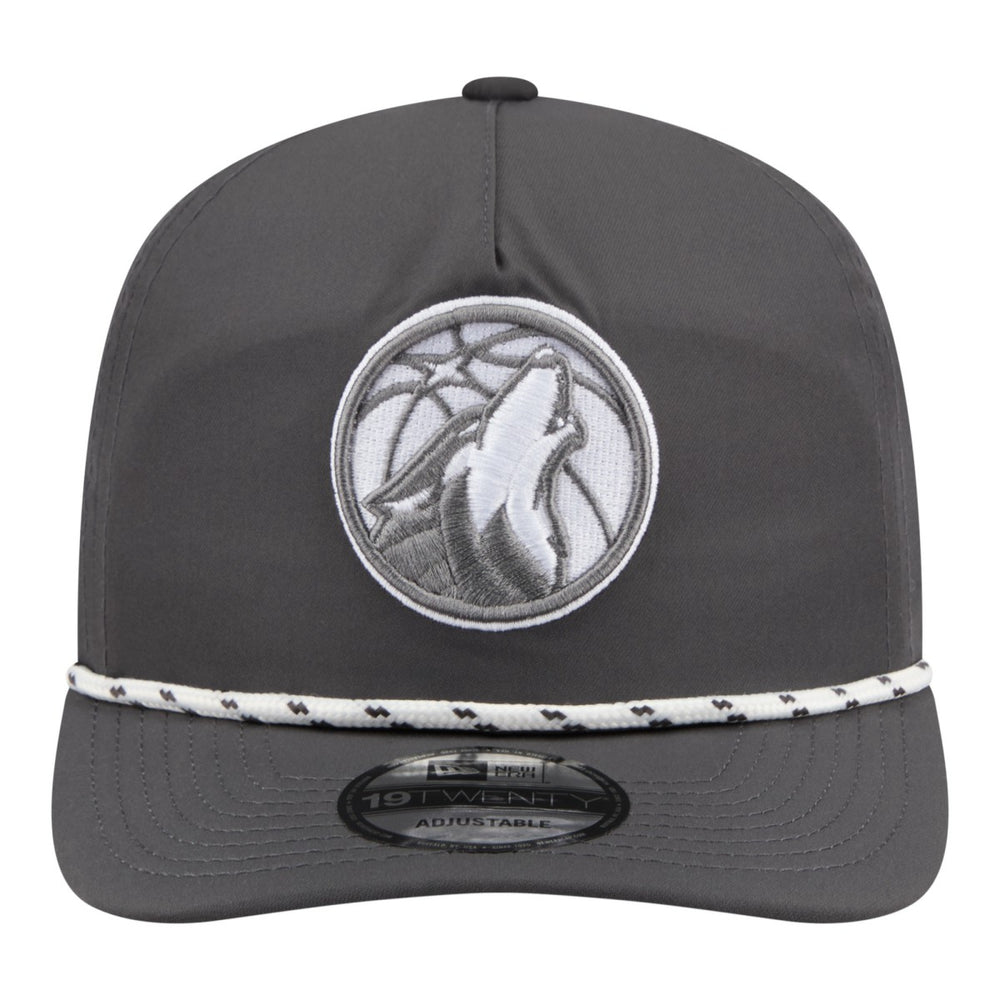 Minnesota Timberwolves Tonal Rope 19TWENTY Adjustable Hat Graphite | New Era US
