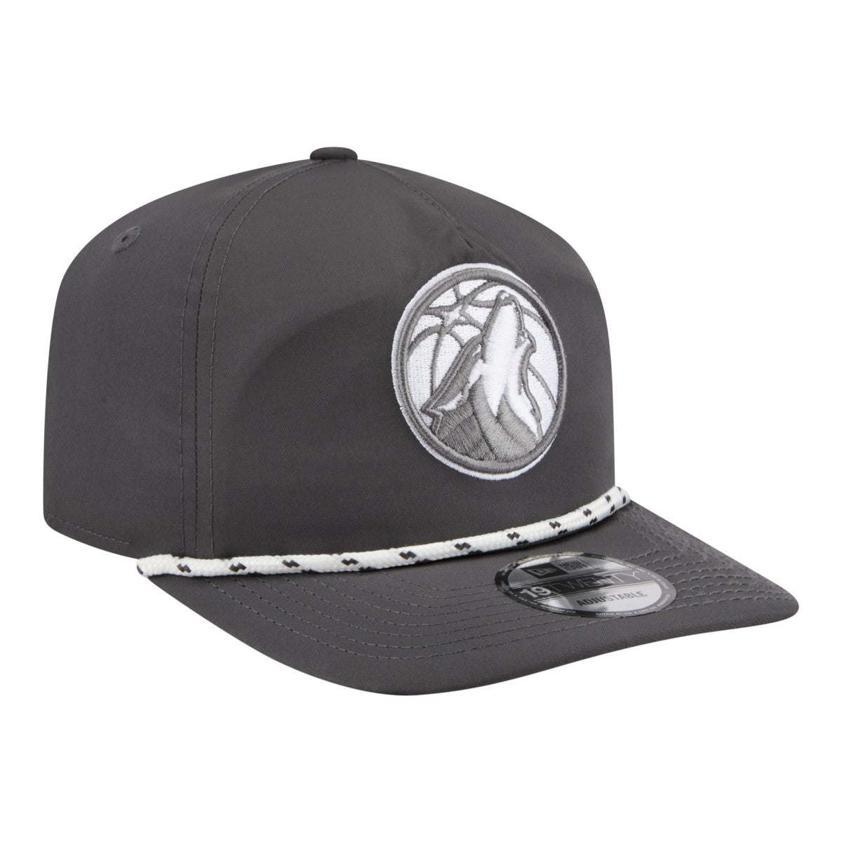 Minnesota Timberwolves Tonal Rope 19TWENTY Adjustable Hat Graphite | New Era US