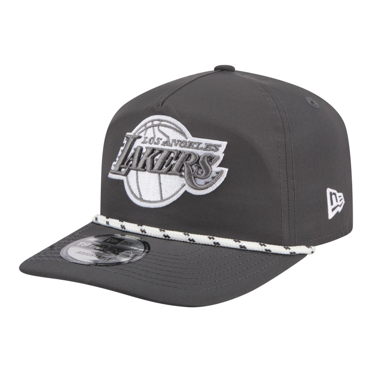 Los Angeles Lakers Tonal Rope 19TWENTY Adjustable Hat Graphite | New Era Lifestyle