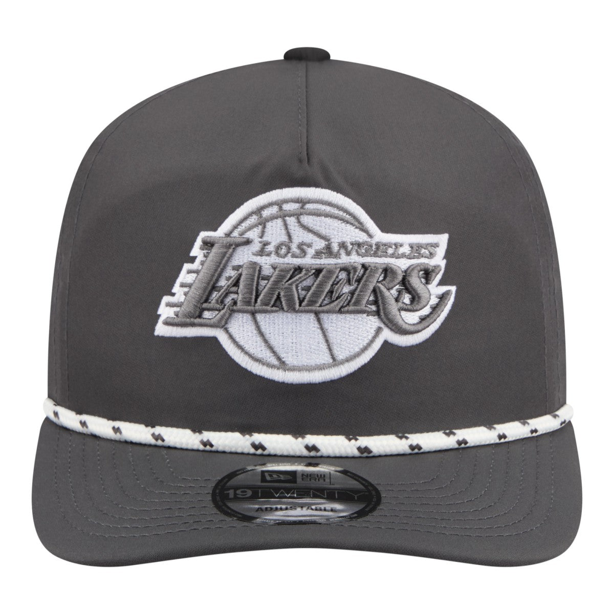 Los Angeles Lakers Tonal Rope 19TWENTY Adjustable Hat Graphite | New Era Lifestyle