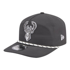 Milwaukee Bucks Tonal Rope 19TWENTY Adjustable Hat Graphite | New Era Lifestyle