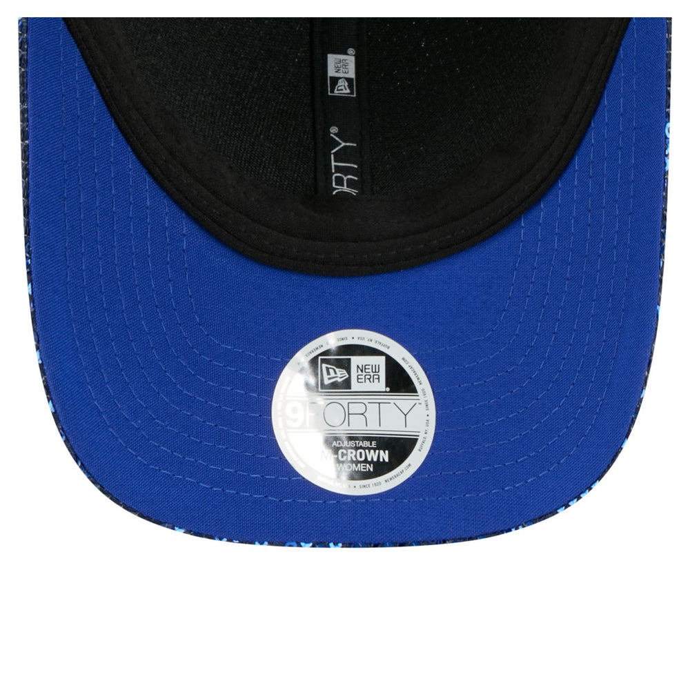 New York Knicks Women's Sequin M-Crown 9FORTY Adjustable Hat Blue | New Era