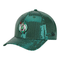 Boston Celtics Women's Sequin M-Crown 9FORTY Adjustable Hat Kelly Green | New Era online