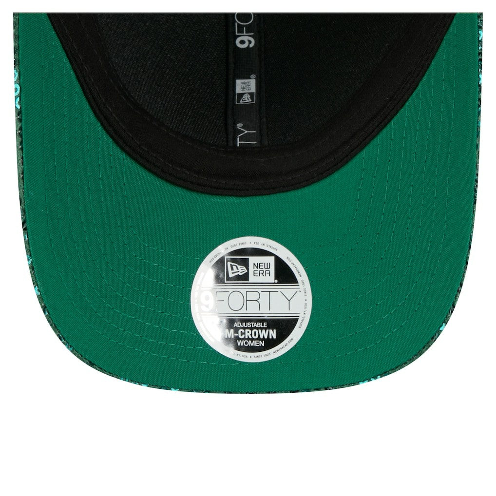 Boston Celtics Women's Sequin M-Crown 9FORTY Adjustable Hat Kelly Green | New Era online