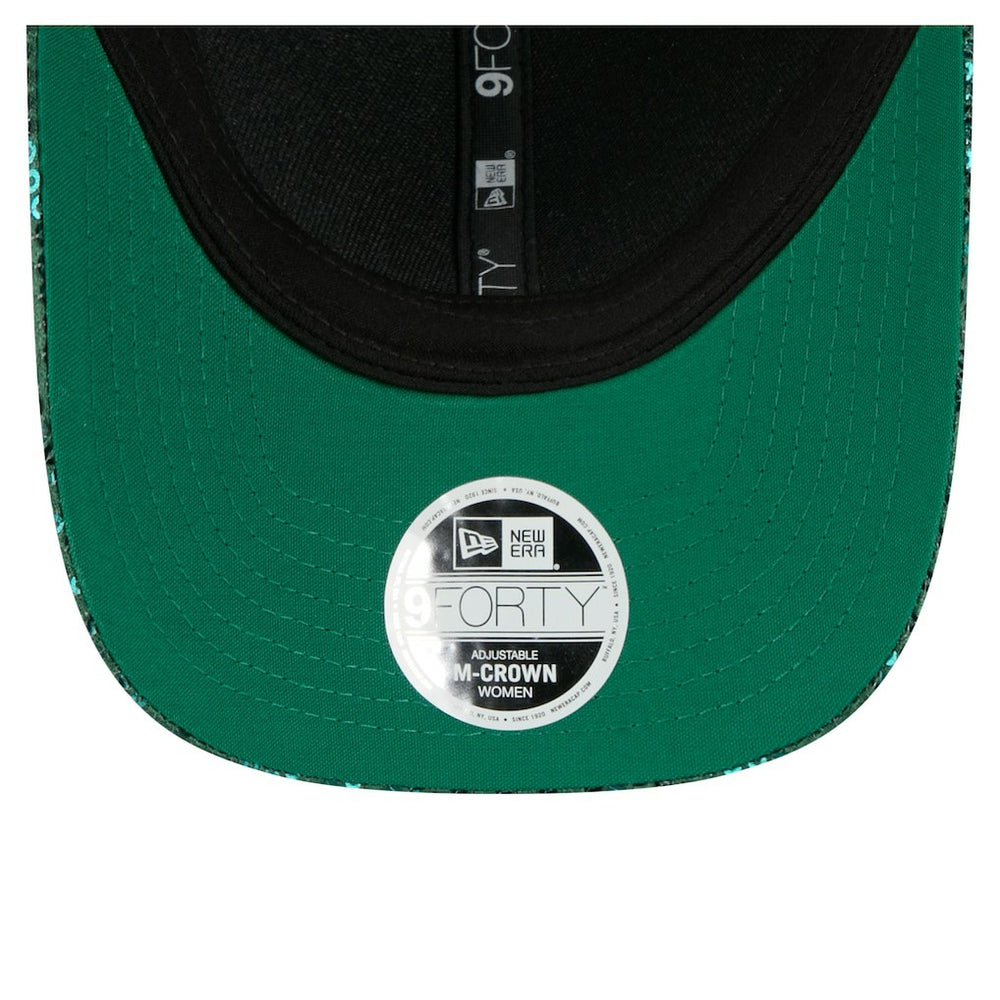 Boston Celtics Women's Sequin M-Crown 9FORTY Adjustable Hat Kelly Green | New Era online