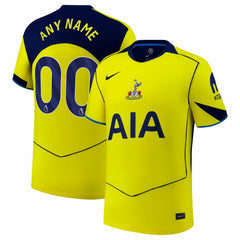 Tottenham Hotspur 2025/26 Third Replica Custom Jersey Yellow - Nike for sale