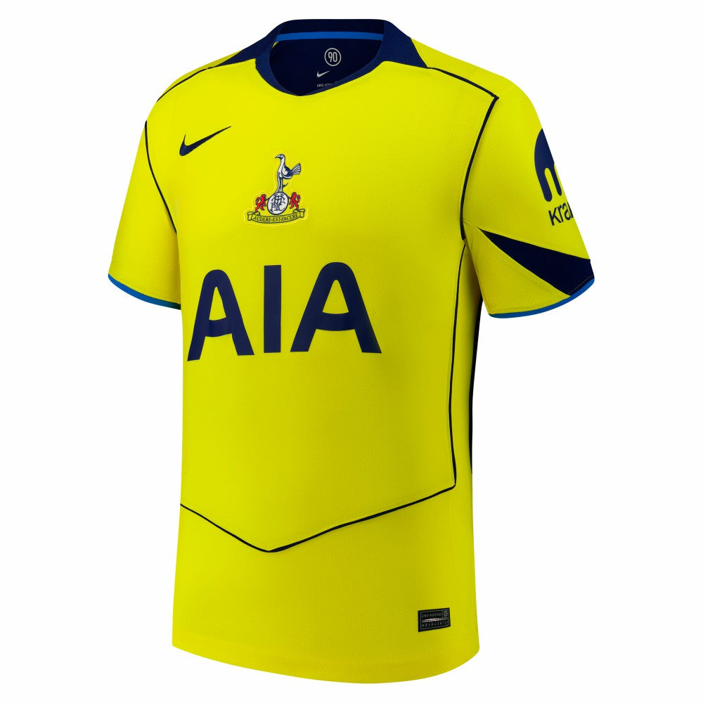 Tottenham Hotspur 2025/26 Third Replica Custom Jersey Yellow - Nike for sale