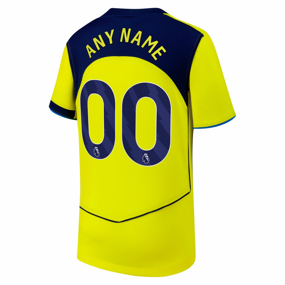 Tottenham Hotspur Youth 2025/26 Third Replica Custom Jersey Yellow - Nike