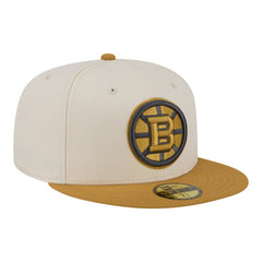 Boston Bruins New Era Colorpack Two-Tone 59FIFTY Fitted Hat - Cream/Tan - NHL 203294172