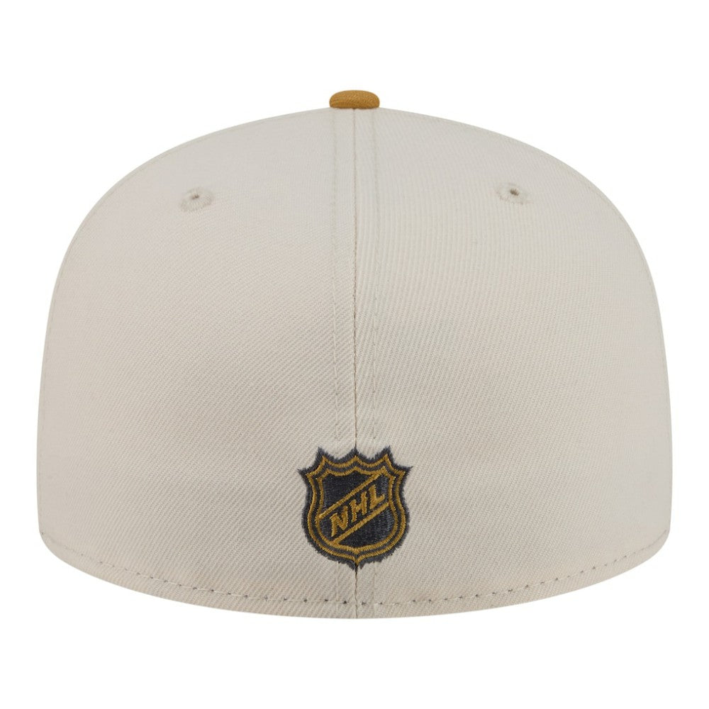 Chicago Blackhawks New Era Colorpack Two-Tone 59FIFTY Fitted Hat - Cream/Tan - NHL 203294177