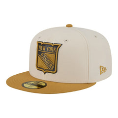 New York Rangers New Era Colorpack Two-Tone 59FIFTY Fitted Hat - Cream/Tan - NHL 203294182