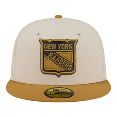 New York Rangers New Era Colorpack Two-Tone 59FIFTY Fitted Hat - Cream/Tan - NHL 203294182