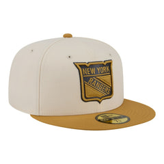 New York Rangers New Era Colorpack Two-Tone 59FIFTY Fitted Hat - Cream/Tan - NHL 203294182