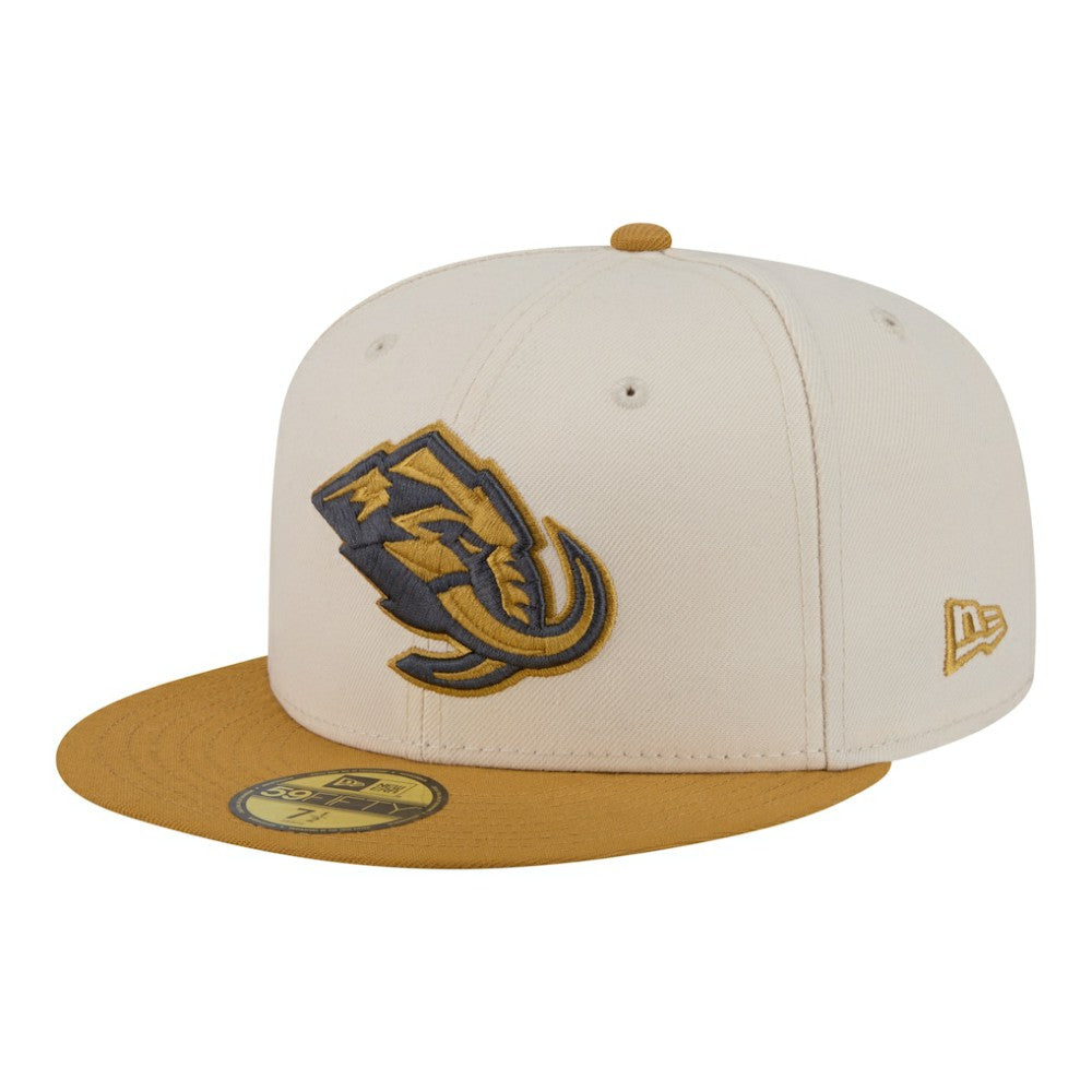 Utah Mammoth New Era Colorpack Two-Tone 59FIFTY Fitted Hat - Cream/Tan - NHL 203294185