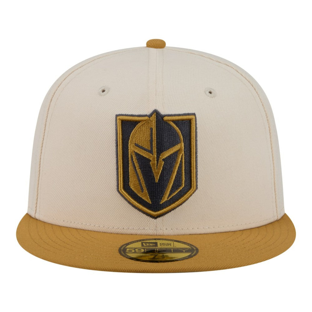 Vegas Golden Knights New Era Colorpack Two-Tone 59FIFTY Fitted Hat - Cream/Tan - NHL 203294188