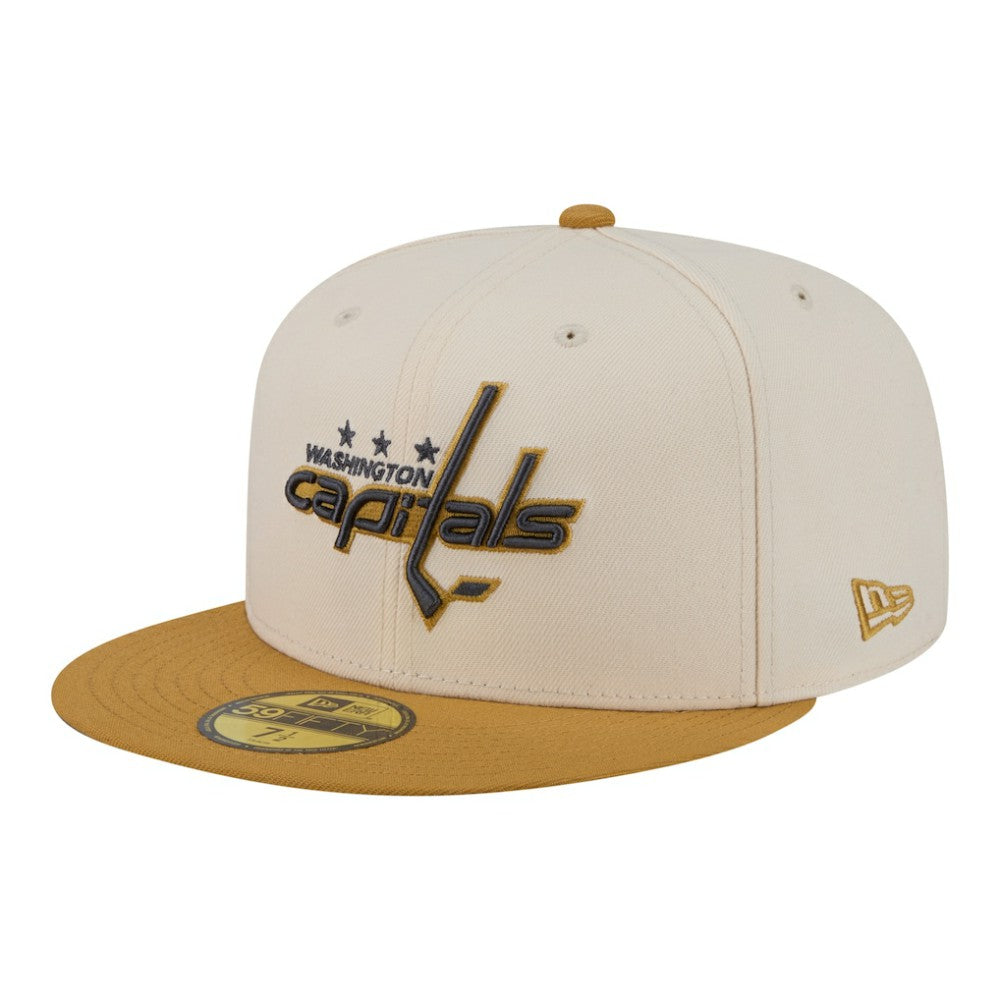 Washington Capitals New Era Colorpack Two-Tone 59FIFTY Fitted Hat - Cream/Tan - NHL 203294189