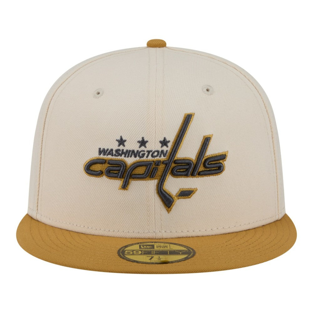 Washington Capitals New Era Colorpack Two-Tone 59FIFTY Fitted Hat - Cream/Tan - NHL 203294189