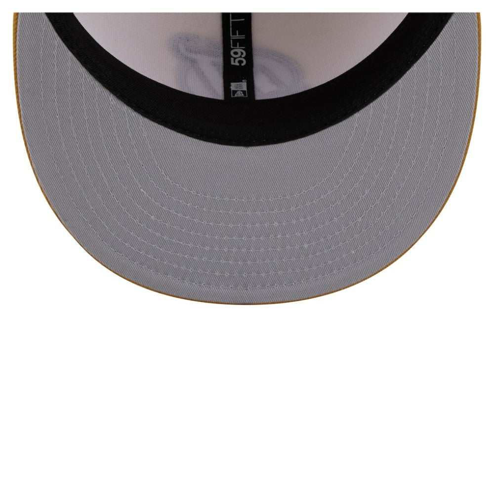New Jersey Devils New Era Colorpack Two-Tone 59FIFTY Fitted Hat - Cream/Tan - NHL 203294196