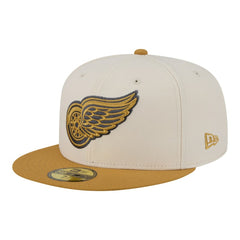 Detroit Red Wings New Era Colorpack Two-Tone 59FIFTY Fitted Hat - Cream/Tan - NHL 203294198