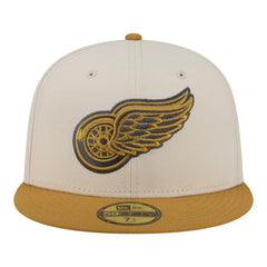 Detroit Red Wings New Era Colorpack Two-Tone 59FIFTY Fitted Hat - Cream/Tan - NHL 203294198