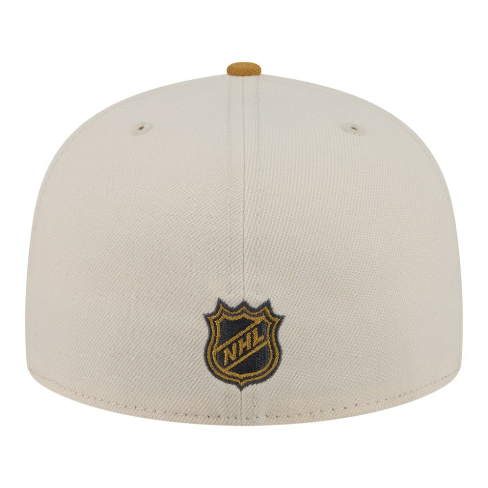 Edmonton Oilers New Era Colorpack Two-Tone 59FIFTY Fitted Hat - Cream/Tan - NHL 203294200