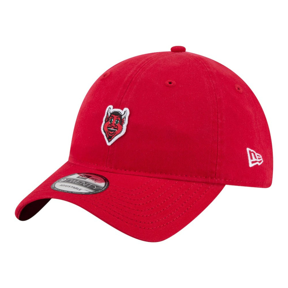 New Jersey Devils New Era Unisex Mascot Patch 9TWENTY Adjustable Hat - Red - NHL 203294233