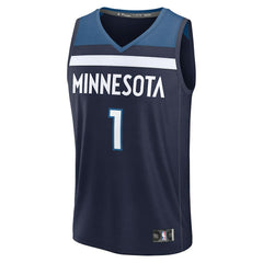 Terrence Shannon Jr. Minnesota Timberwolves Fast Break Replica Jersey Navy Icon Edition | Fanatics Lifestyle
