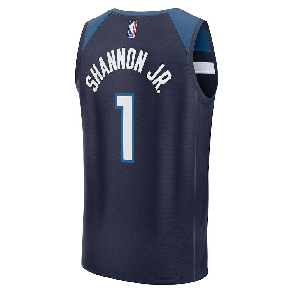 Terrence Shannon Jr. Minnesota Timberwolves Fast Break Replica Jersey Navy Icon Edition | Fanatics Lifestyle