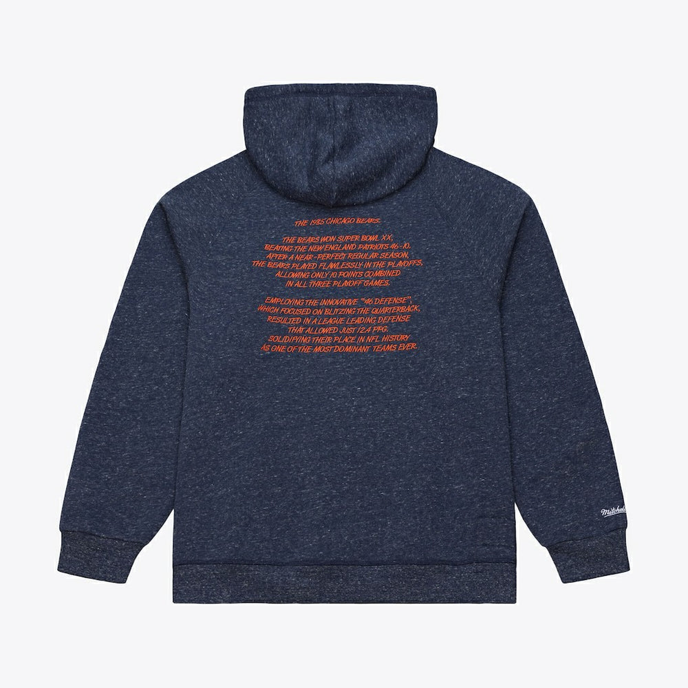 Mitchell & Ness Chicago Bears 1985 Super Bowl Champions Winning Streak Hoodie Navy