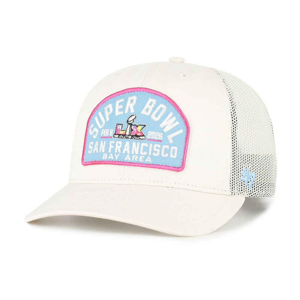 47 brand Super Bowl LX '47 Leland Adjustable Trucker Hat Natural