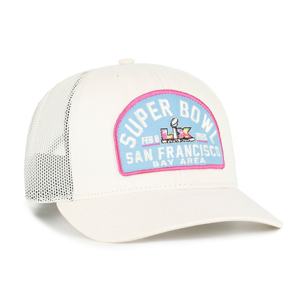 47 brand Super Bowl LX '47 Leland Adjustable Trucker Hat Natural
