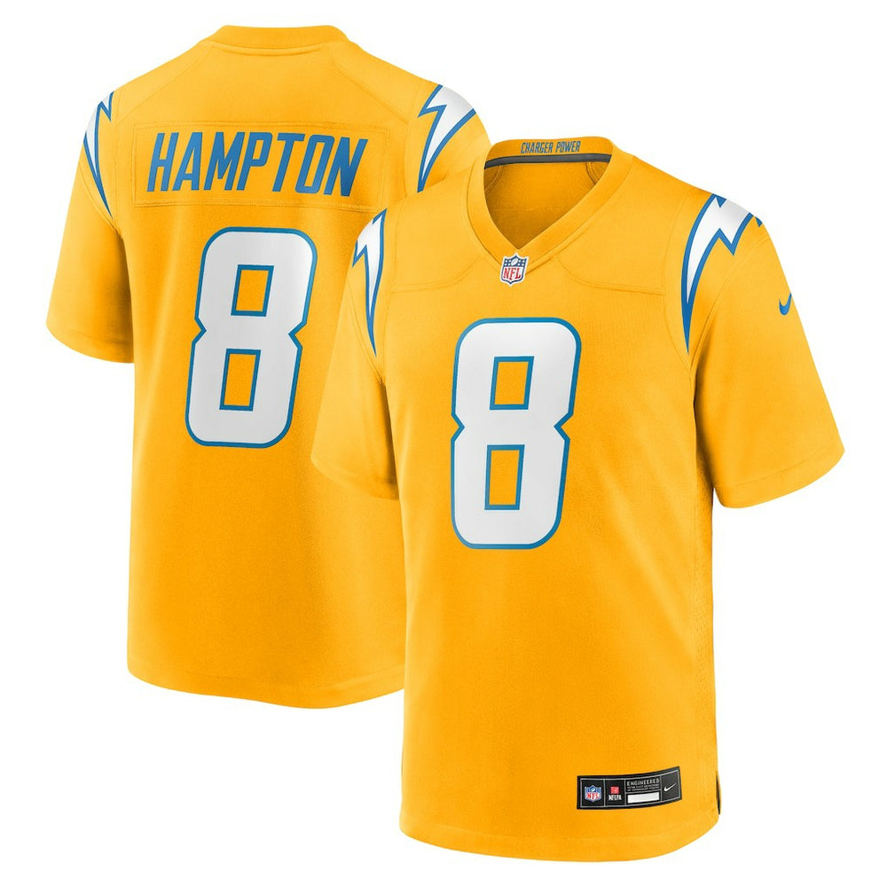 Nike Omarion Hampton Los Angeles Chargers Alternate Charger Power Game Player Jersey Gold