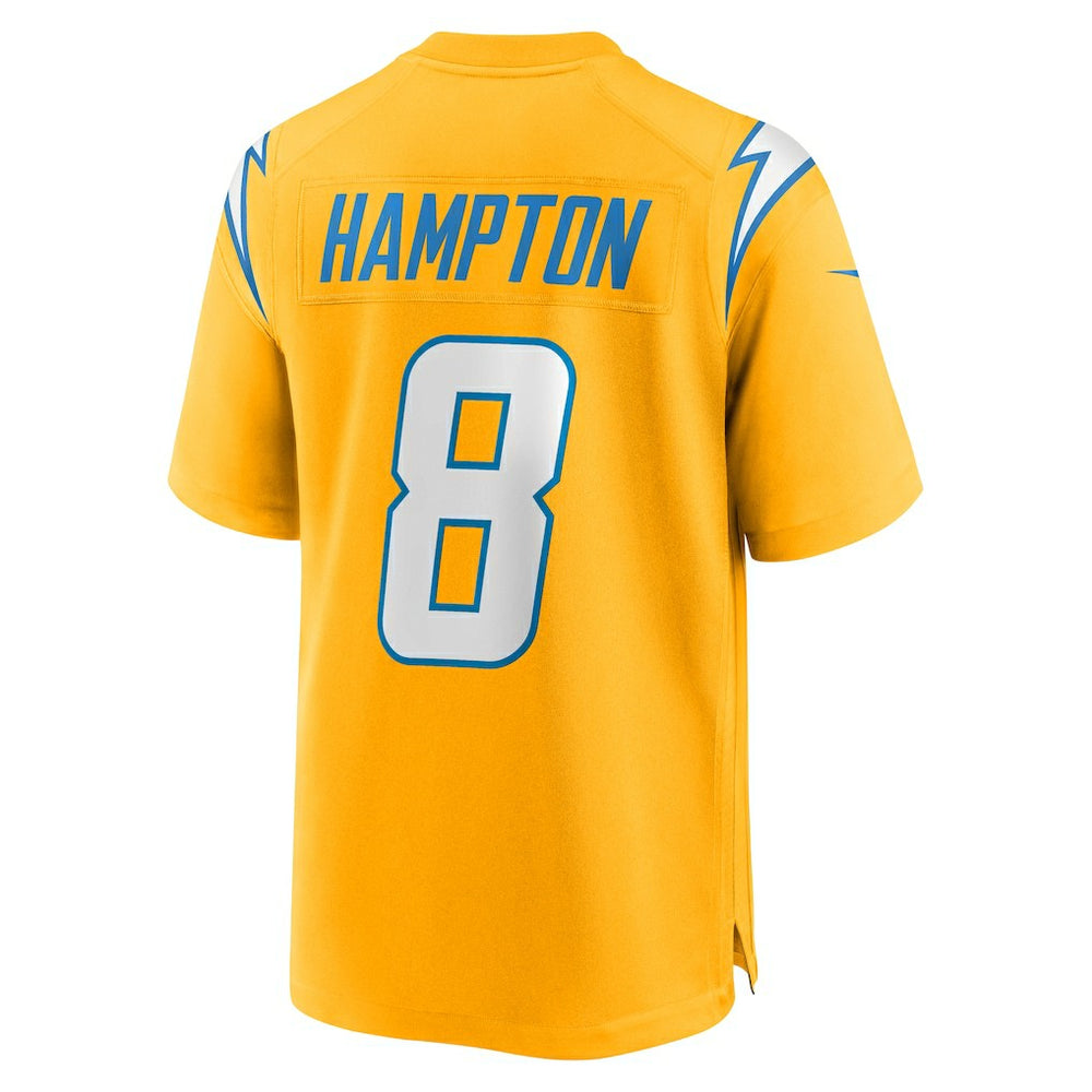 Nike Omarion Hampton Los Angeles Chargers Alternate Charger Power Game Player Jersey Gold
