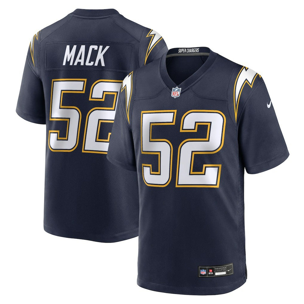 Nike Khalil Mack Los Angeles Chargers Alternate Super Chargers Game Player Jersey Navy