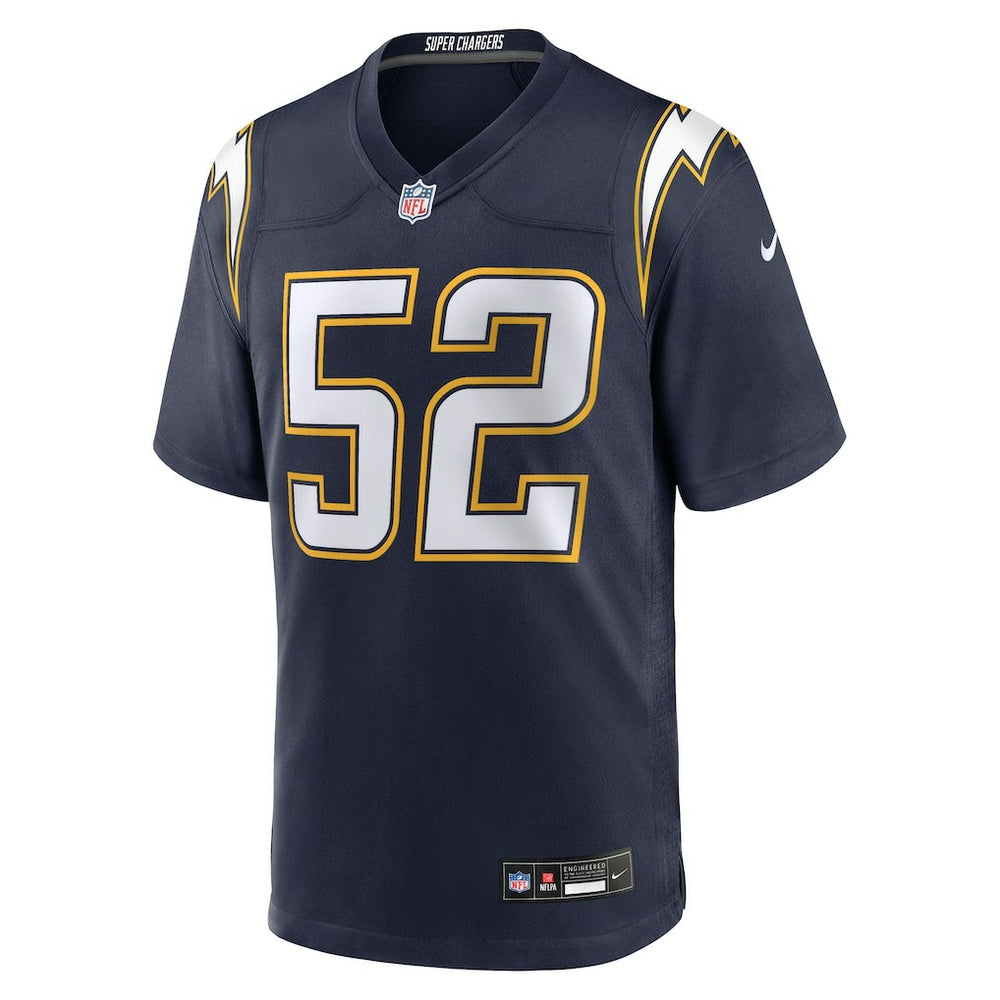 Nike Khalil Mack Los Angeles Chargers Alternate Super Chargers Game Player Jersey Navy