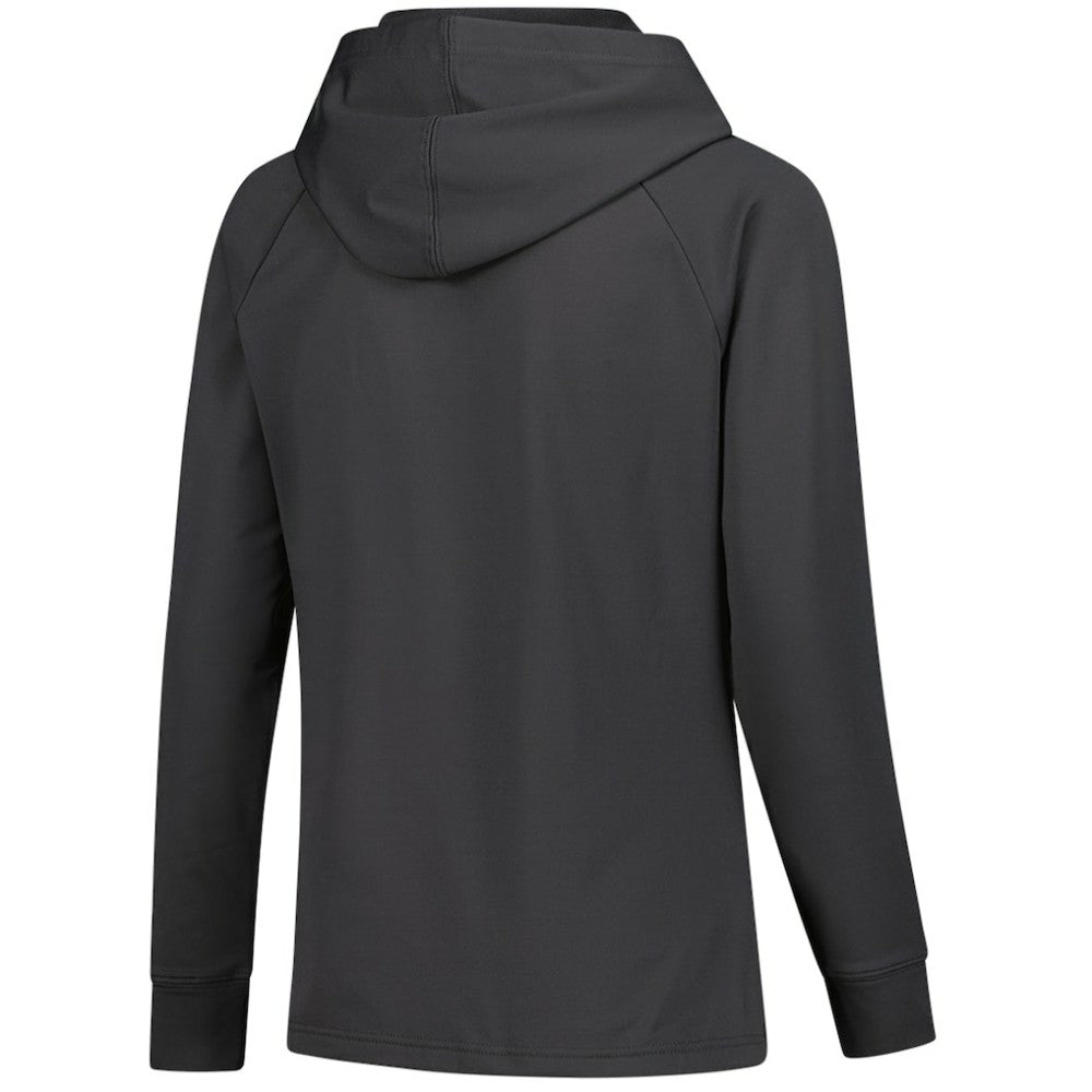Connor Bedard Chicago Blackhawks Levelwear Women's Impression Name & Number Raglan Hoodie - Charcoal - NHL 203294810